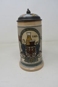 Mettlach #3143 Beer Stein 1/2 Liter