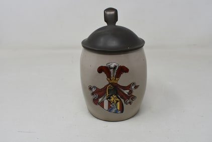 1/2 Liter German Beer Stein #1741 Fraternal Student Shield