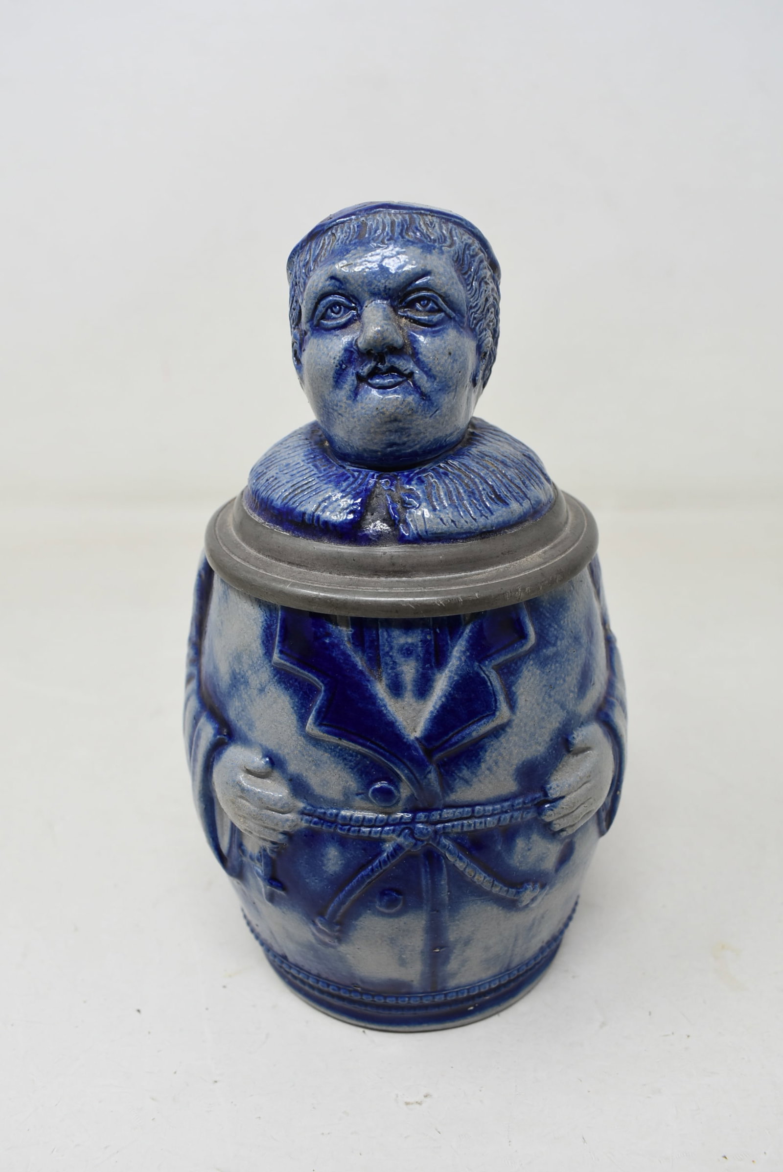 Blue Salt Glaze .5 Liter Monk Character Beer Stein (1 of 7)