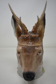 Schierholz Porcelain Stag .5 Liter Character Beer Stein