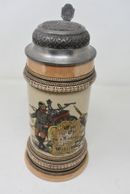 1/2 Liter German Fireman Beer Stein