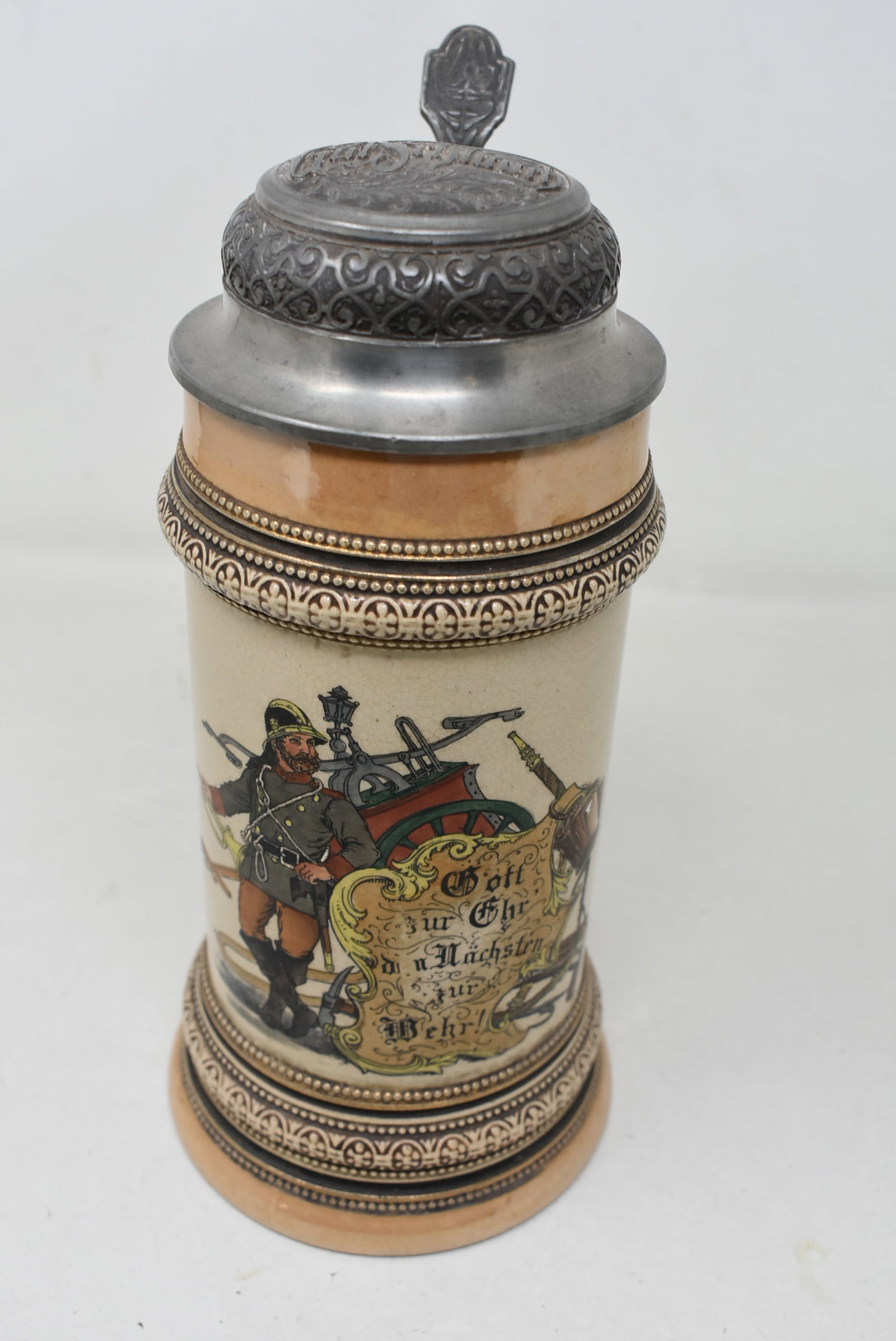 1/2 Liter German Fireman Beer Stein (1 of 7)