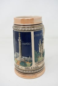 Vintage New Orleans 1/2 Liter Souvenir Beer Mug/Stein