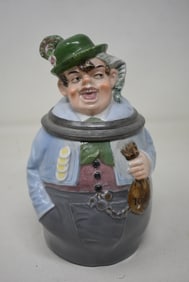 Hermann Hutchenreuter 1/2 Liter Character Beer Stein "Money Bags"