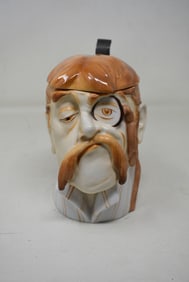 Schierholz Porcelain 1/2 Liter Character Beer Stein "Heidelberg Professor"