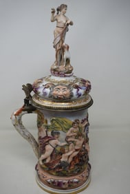Capodimonte Ornate Beer Stein