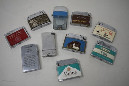 Group of 10 Vintage Lighters