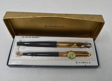 Parker 45 Custom fountain Pen & Pencil Set NEW IN BOX