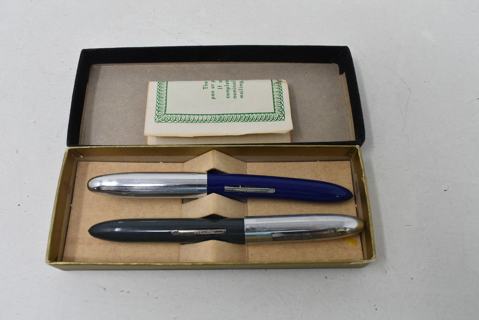 Linden Fountain Pen Set in Original Box: Vintage Linden Fountain Pen Set in original box.
