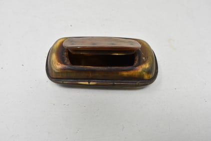 Antique Ox Horn Snuff Box