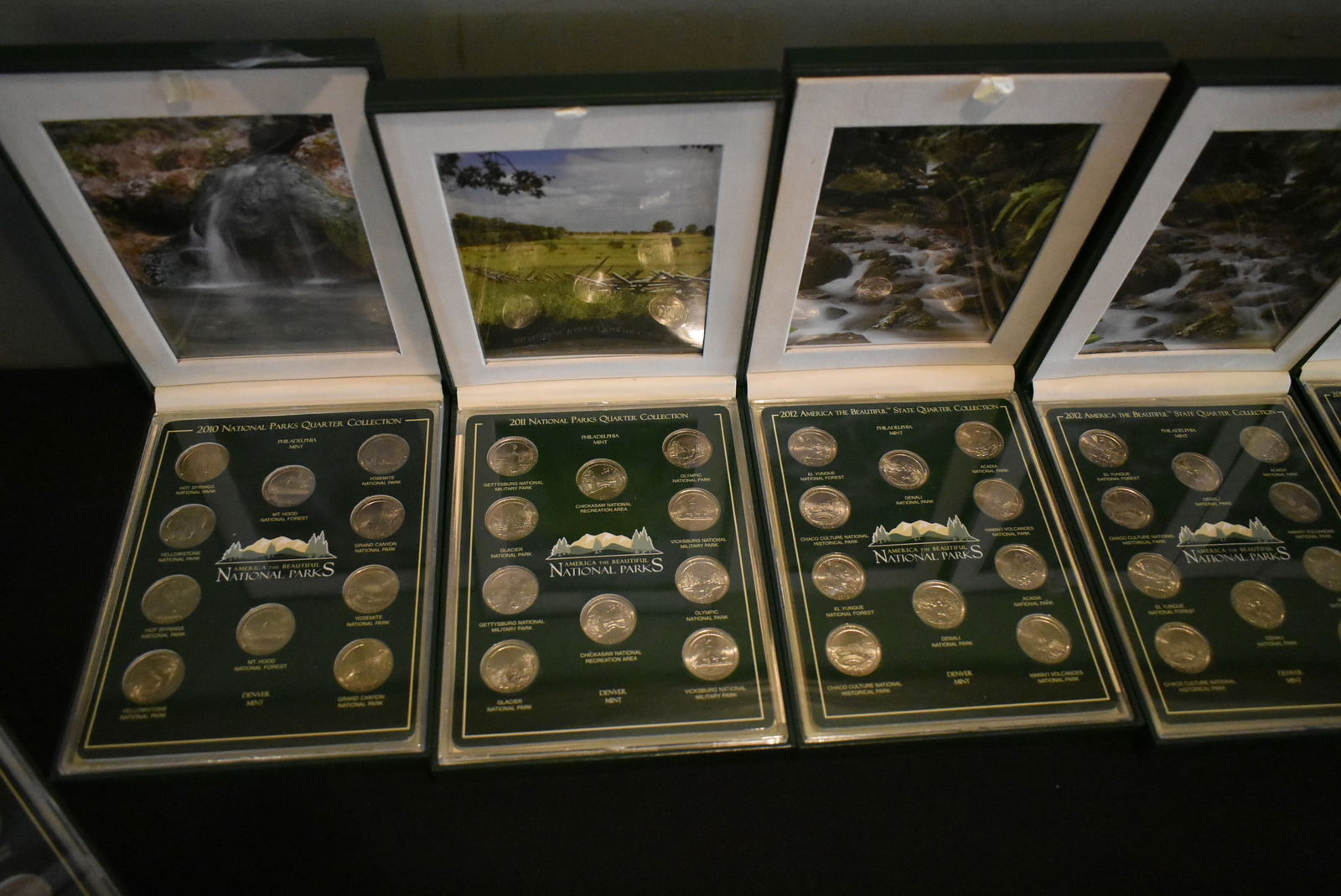 9 "America the Beautiful National Parks" US State Quarter Sets (1 of 4)