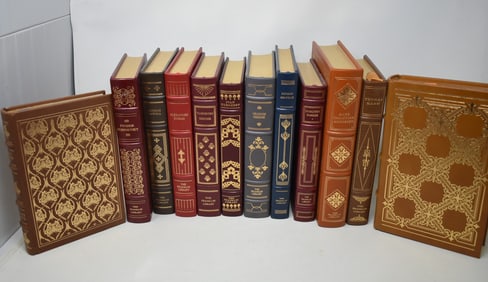 12 Franklin Library Leather Bound Books