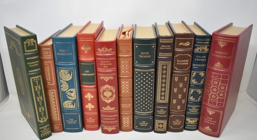 11 Franklin Library Leather Bound Books