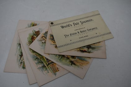 Chicago World's Fair Hintze & Baker Company Post Card Book