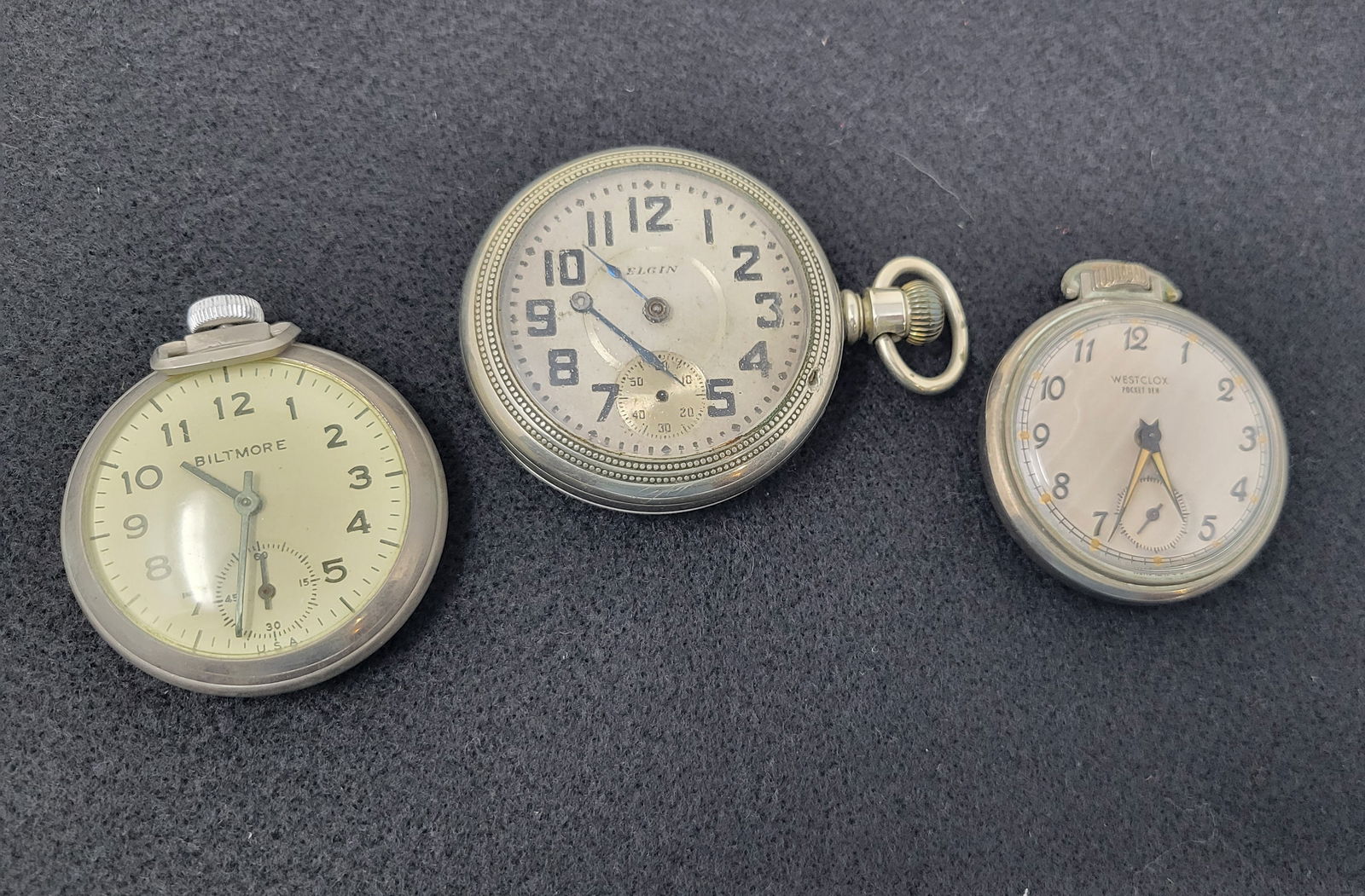 Lot of 3 Pocket Watches (1 of 4)