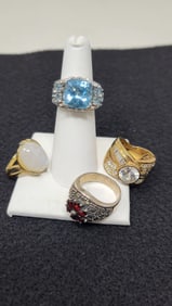 4 Sterling Silver Rings