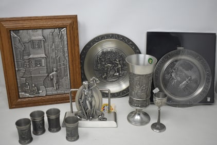 Group of Assorted Pewter