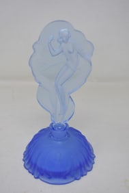 J. Pesnicek Signed Perfume Bottle with Nudes Czech