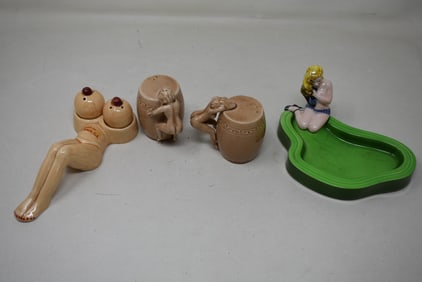 Lot of Vintage Nude Novelty Items