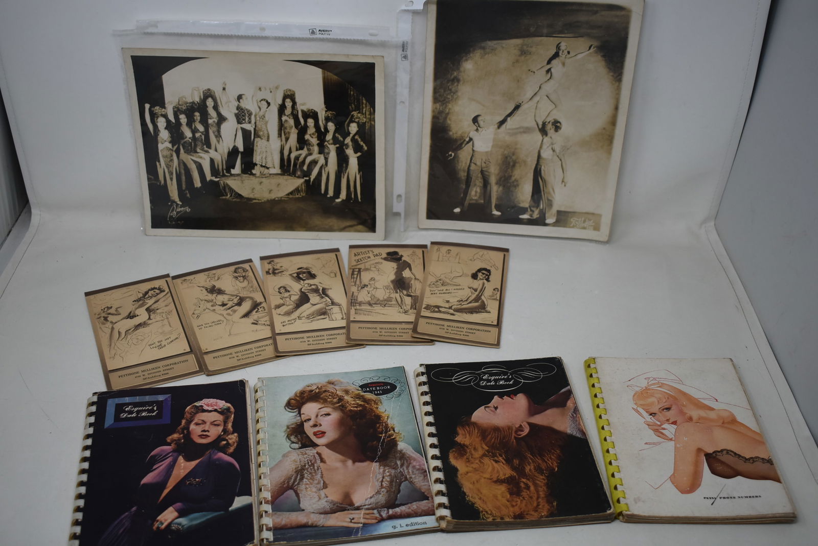 Group of 1940s Pinup Girl Calendars Esquire & Vargas (1 of 14)