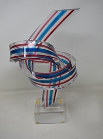 1999 Signed Rod Garrett Acrylic Sculpture