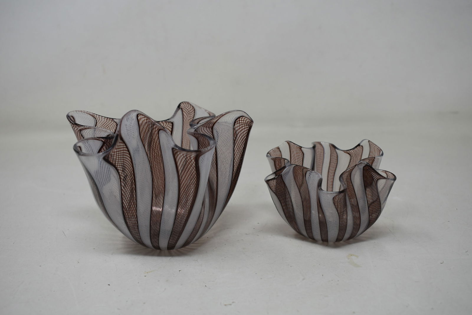 2 Pieces of Venini Murano Flavio Bianconi Art Glass (1 of 6)