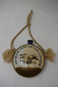 G.A.R. Souvenir Canteen 1900 Chicago Civil War Reunion