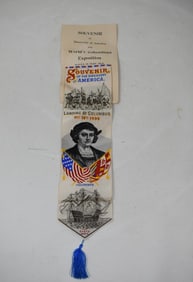 1893 World's Columbian Exposition Commemorative Ribbon