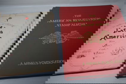 2 Vintage Stamp Albums, Latin America & America