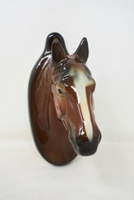 Vintage Ceramic Horse Head Wall Hanger