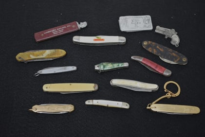 14 Vintage Pocket Knives