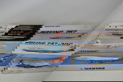 6 Vintage Airplane Model Kits