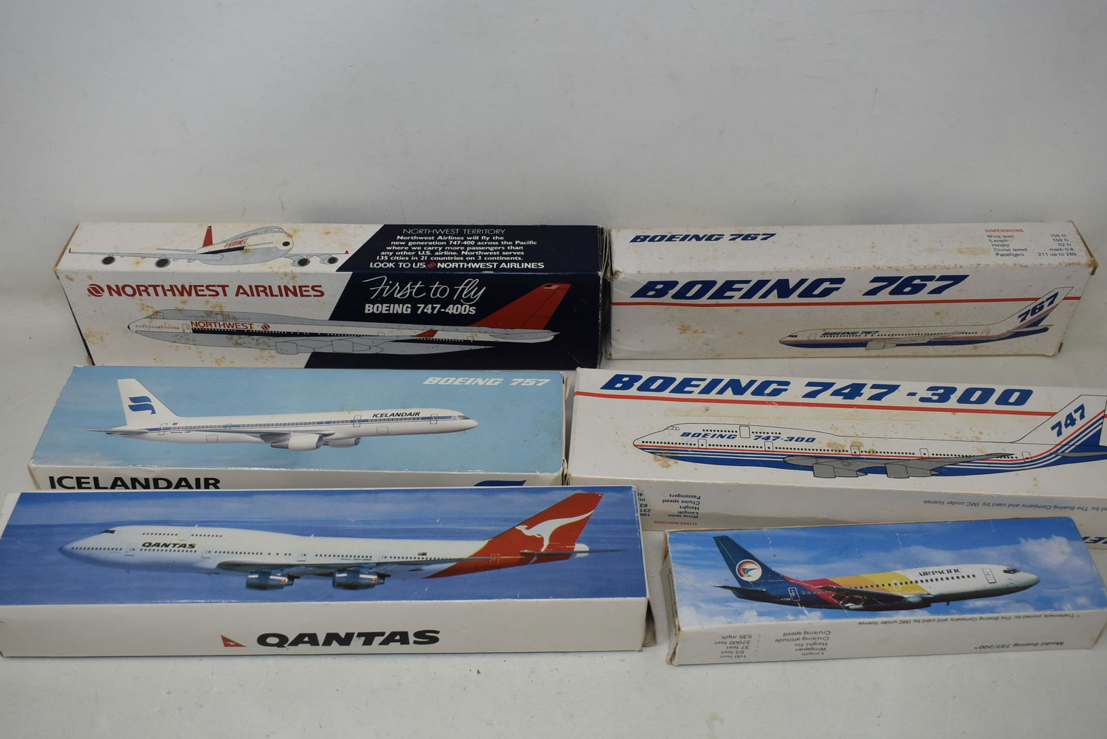 6 Vintage Airplane Model Kits (1 of 2)