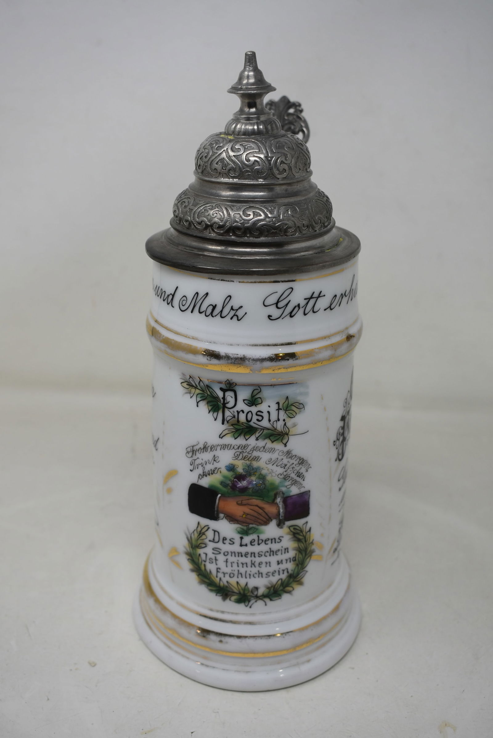 1912 1/2 Liter Regimental Beer Stein with Lithophane (1 of 6)