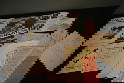 Lot of Vintage African American Ephemera & Publications