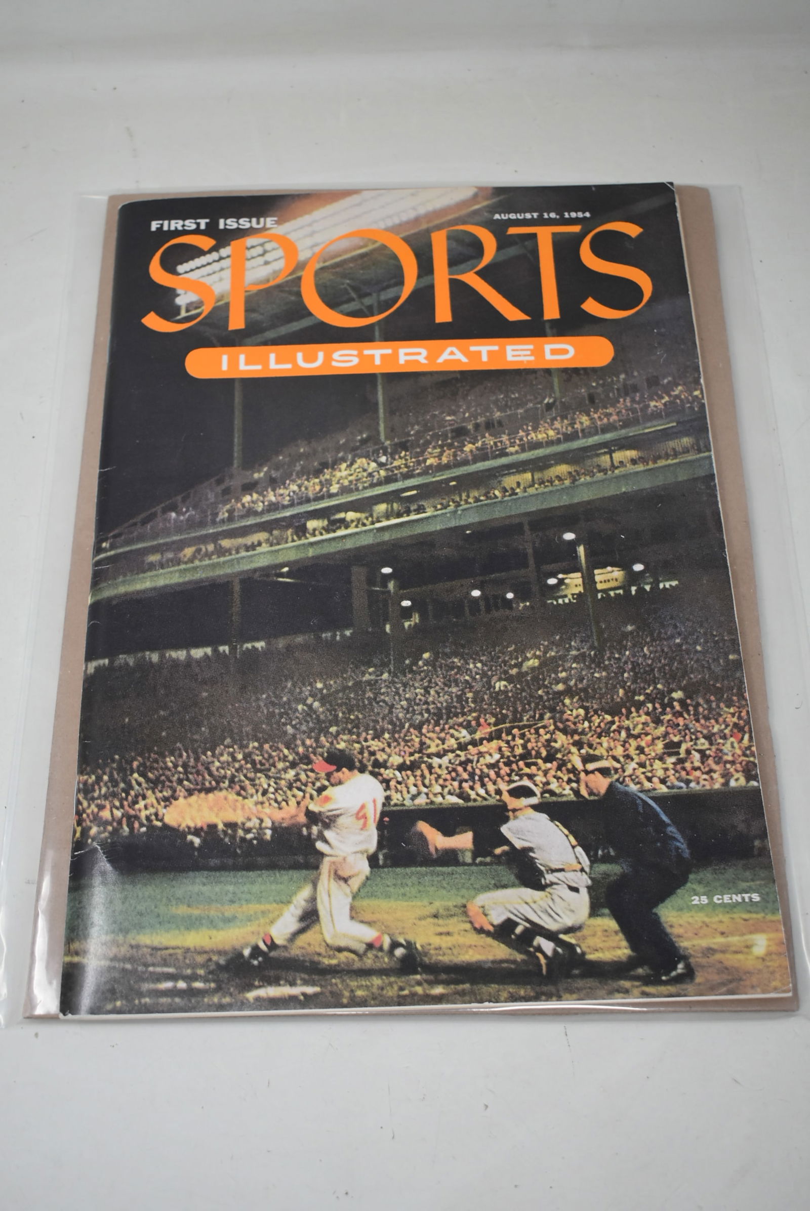 1st Issue Sports Illustrated Aug. 16, 1954 Includes Baseball Cards (1 of 6)