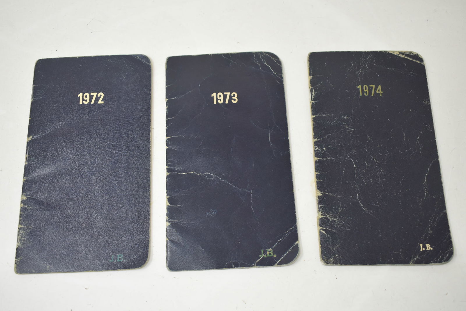 Lot of 3 Personal Planners Calendars from Jack Brickhouse Estate: From the Jack Brickhouse Estate, this is a group of 3 Personal Planners/Calendars that belonged to Jack himself. Every page is completely full of appointments and special events including Cubs games.