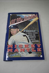 Mickey Mantle Book "All My Octobers" Signed