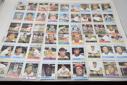 Group of 1964 Topps Baseball Cards 54
