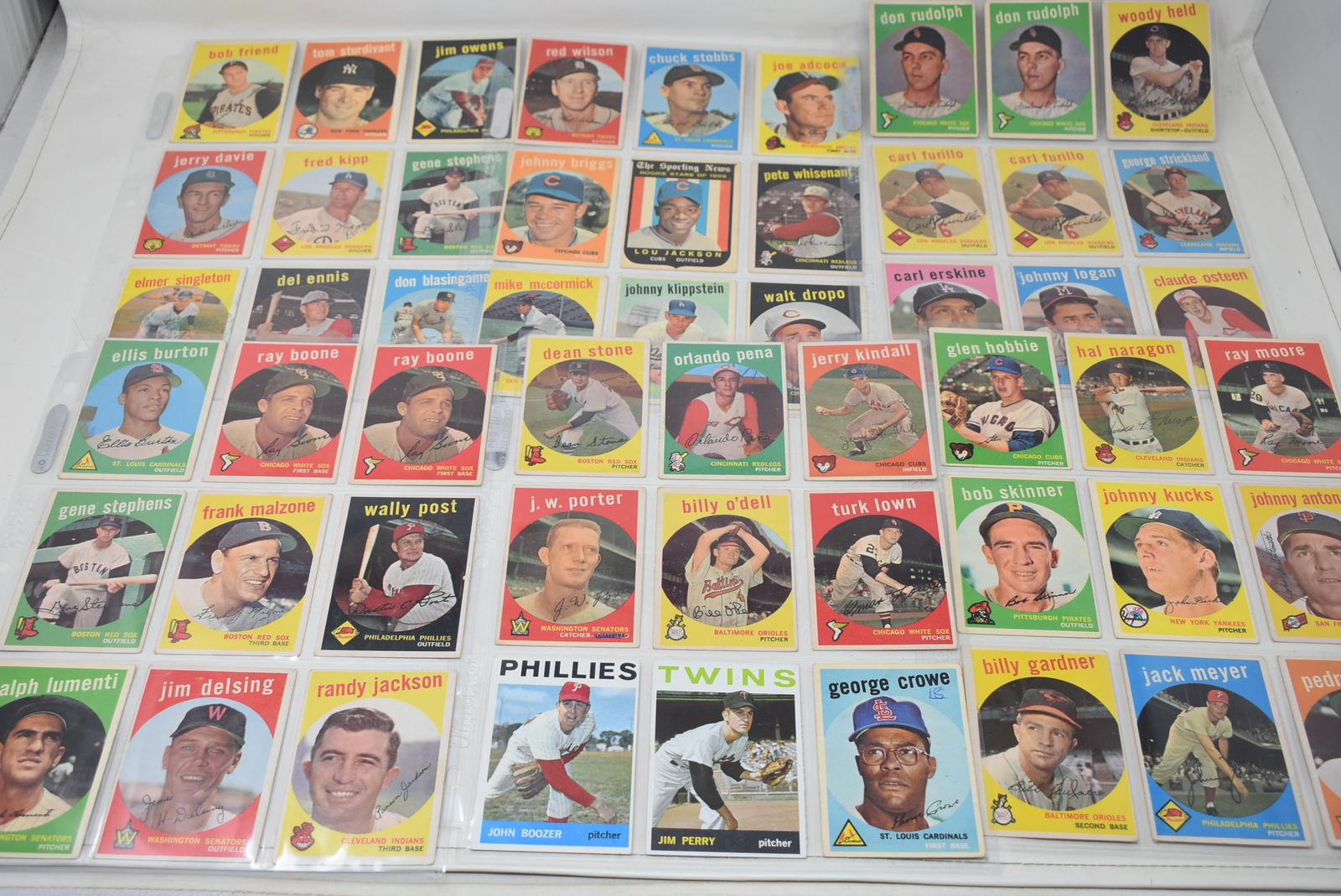 Group of 81 Topps 1959 Baseball Cards (1 of 3)