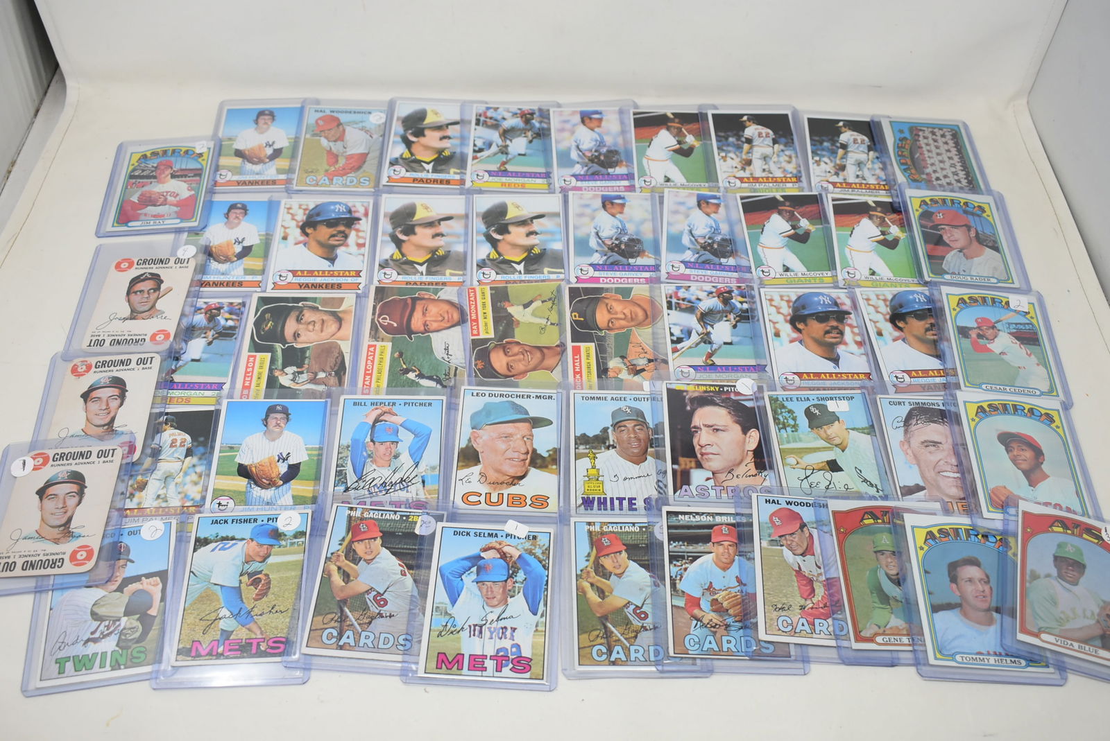 Group of 50 1960s/1970s Baseball Cards: A Group of 50 1960s & 1970s Baseball Cards.