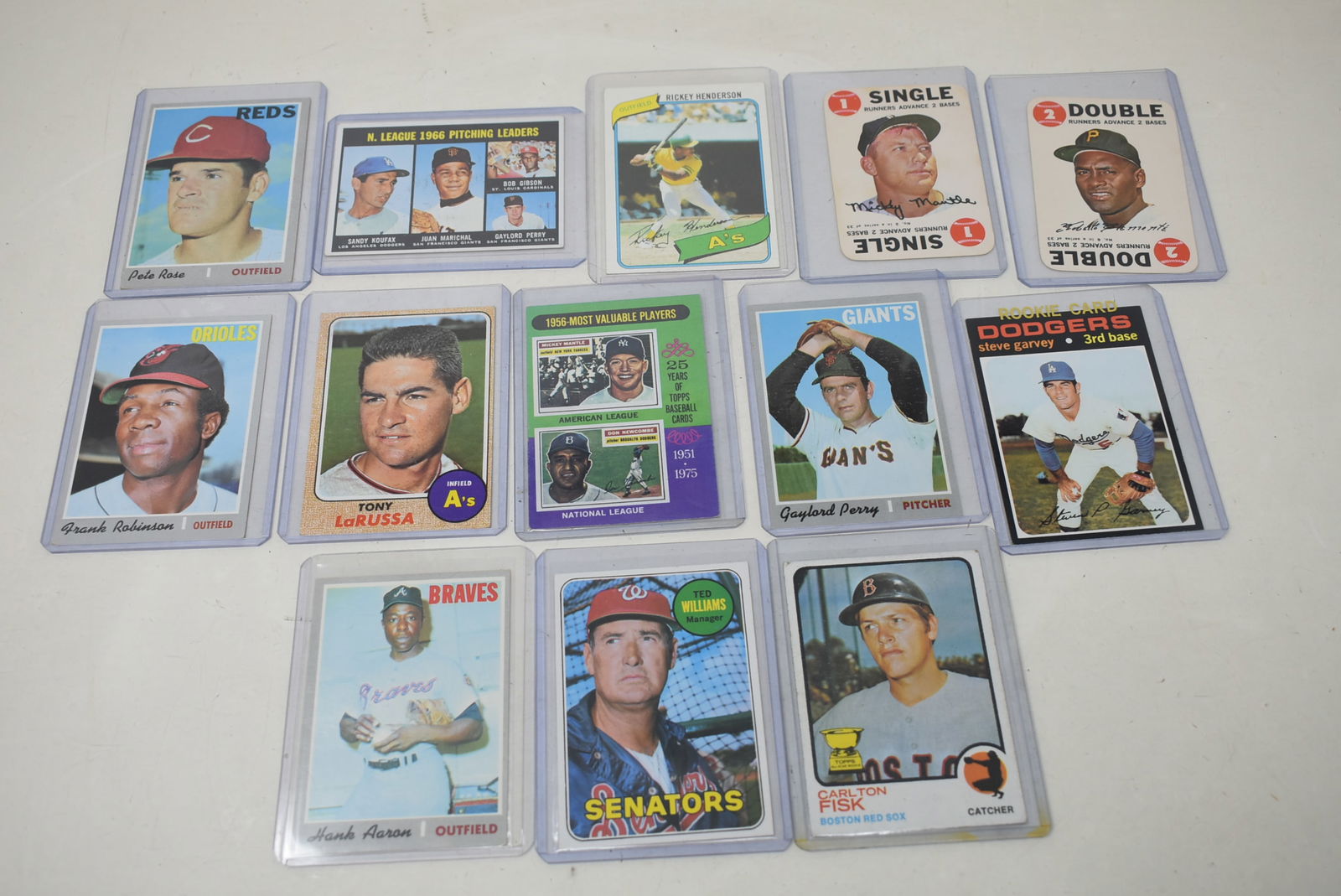 Lot of 13 1960s & 1970s Baseball Cards (1 of 5)