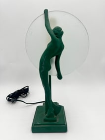 Art Deco Frankart Nude Woman Silhouette Lamp