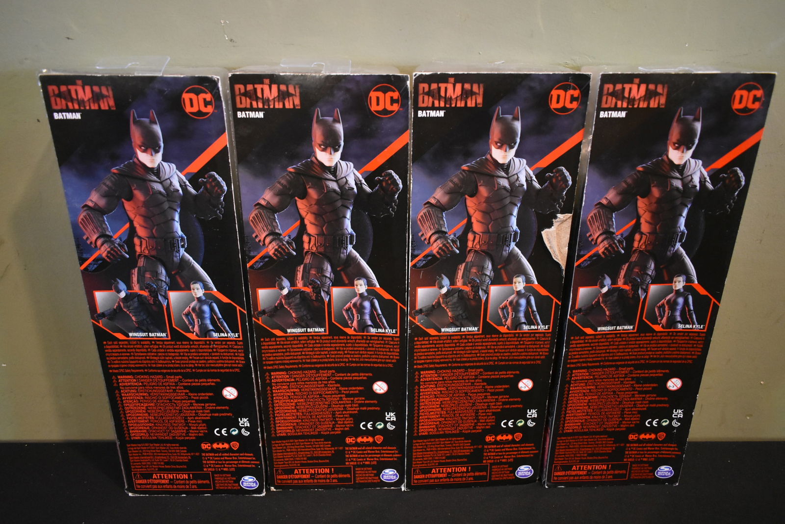 Lot of 4 DC Batman 12" Action Figures NEW (1 of 2)
