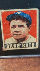 1948 Leaf Gum Babe Ruth Card SGC 1