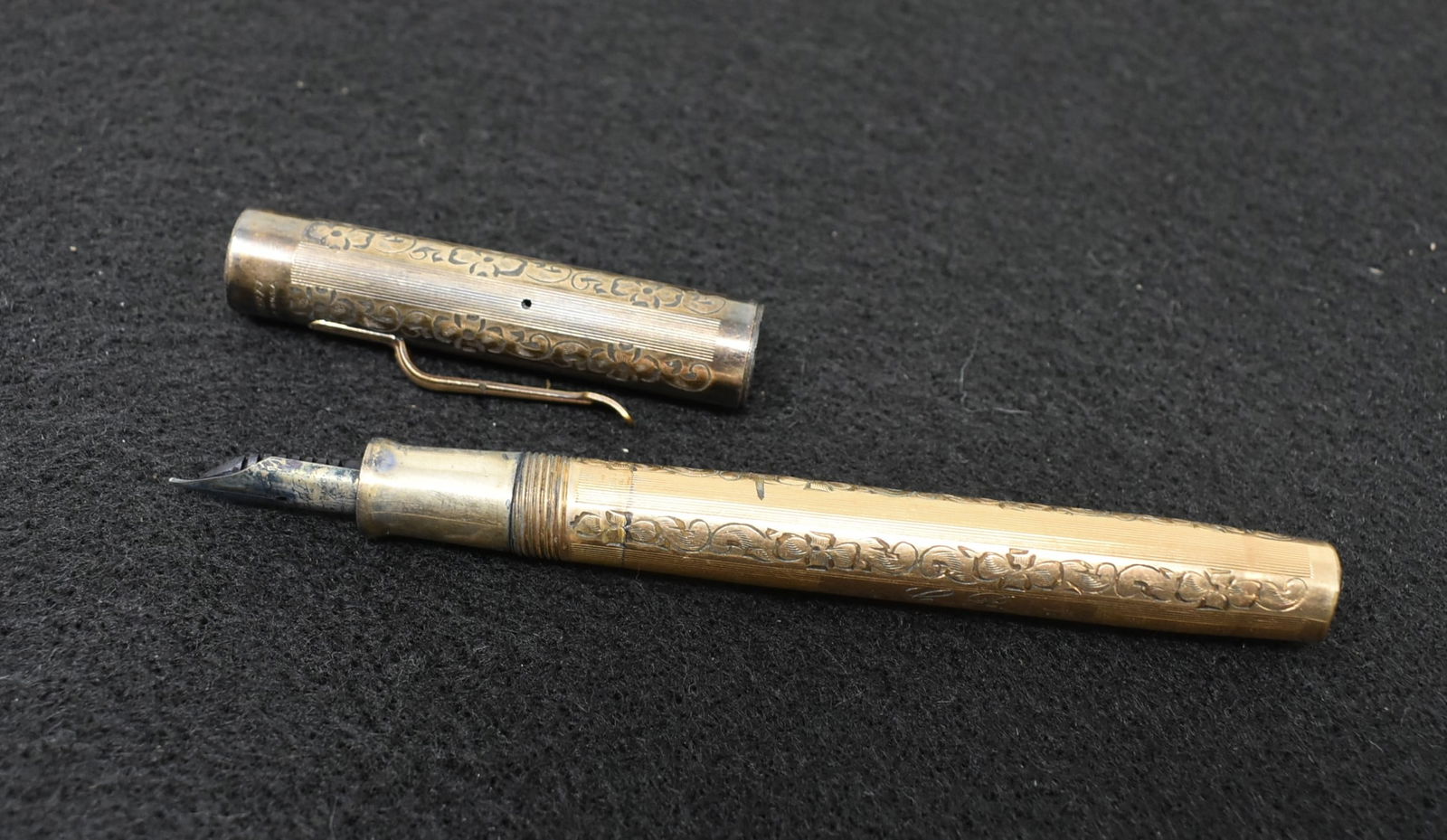 Antique Wahl Gold Filled Fountain Pen with 14K Nib (1 of 4)