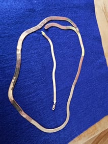 Large Sterling Silver Necklace & Bracelet