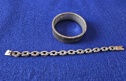 2 Sterling Silver Bracelets
