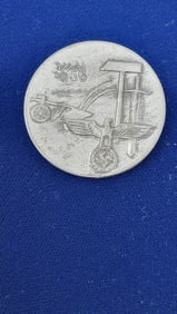 WWII 1936 German "Tinnie" May Day Badge