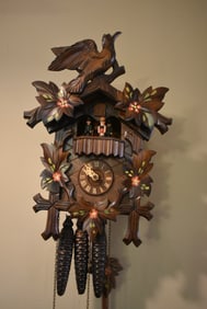 Reuge Swiss Made Romance Cuckoo Clock Edelweiss No. 6307
